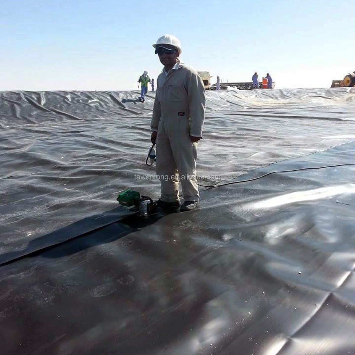 Hdpe Geomembrane Liner Best Sales 0.5mm Geomembrane Liner HDPE Price For Aquaculture In Philippines