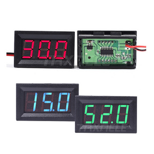 DC 4.5V-30V DC 4.5V-20V 0.56 inch AC 30-500V 2 Wire Digital Voltmeter LED Display Panel Auto Voltage Meter Volt Gauge Car meter