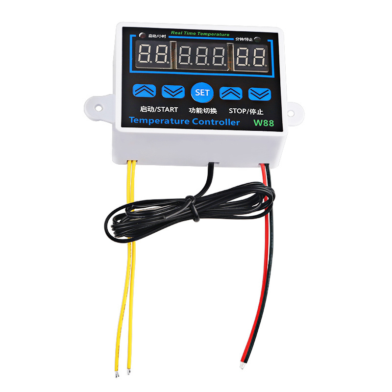 W88 12V/220V 10A Digital LED Temperature Controller Thermostat Control Switch, Digital Thermostat 10A Temperature Controller