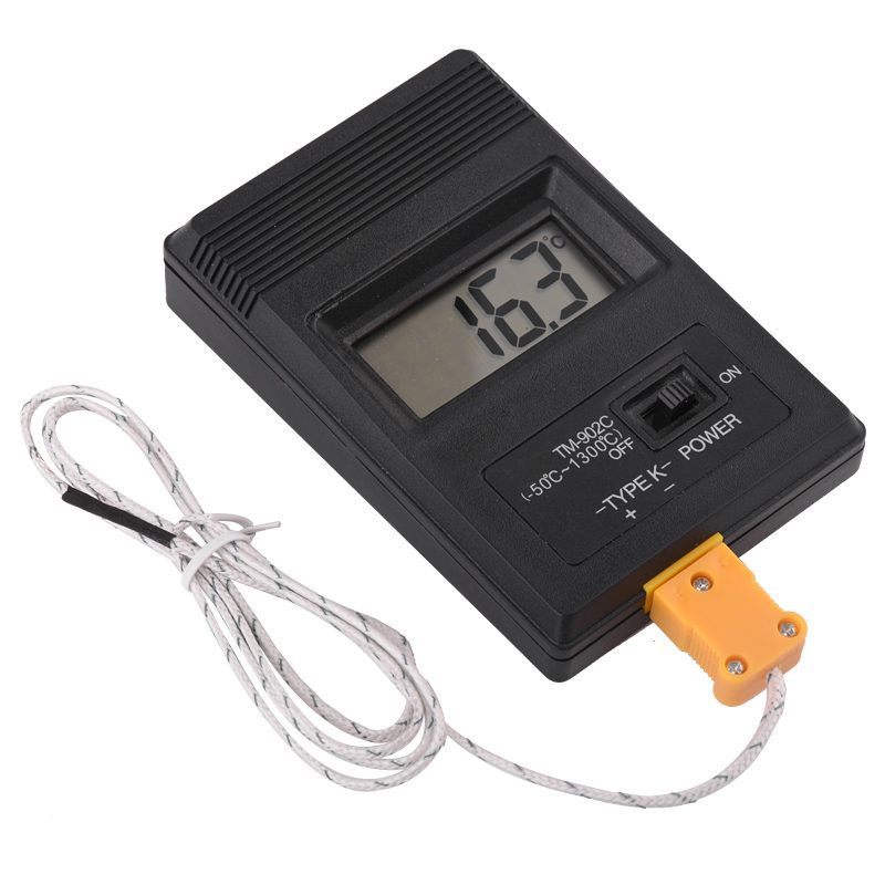 TM-902C LCD Electronic Industrial Temperature Meter Digital Surface Thermometer Detector with Thermocouple K type Probe Sensor