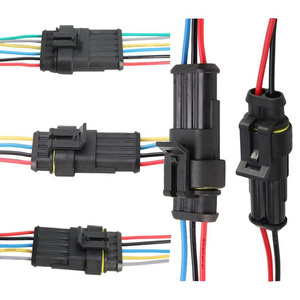 Auto wire connector 1 2 3 4 5 6 Way 1P 2P 3P 4P 5P car connector Male Female Waterproof Electrical Connector Plug with cable