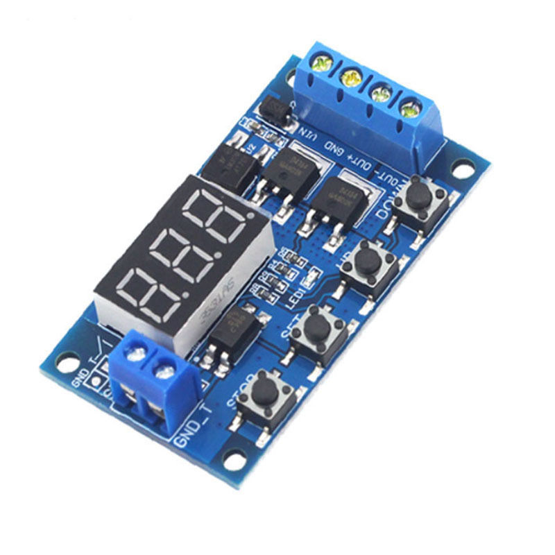 Trigger Cycle Timer Delay Switch 12 24V Circuit Board Dual MOS Tube Control Module Relay Module