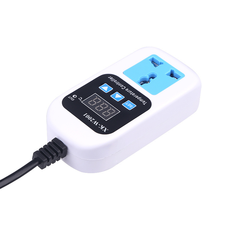 W2001 EU Plug -50~110C LCD Intelligent Digital Thermostat AC 110V 220V 10A Digital Temperature Controller Thermo Switch