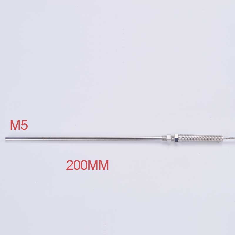 K type Thermocouple Stainless Steel probe Thermocouple 100mm 200mm 2m Cable Wire Length,Thermocouple 0~400C Temperature Sensor