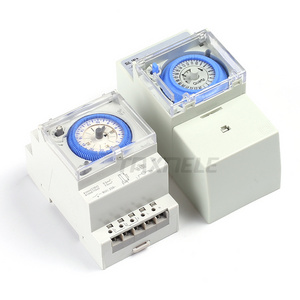 SUL181h SUL181d Mechanical Timer 24 hours Time Switch Relay Electrical Programmable Timer 24 hour Din Rail Timer Switch