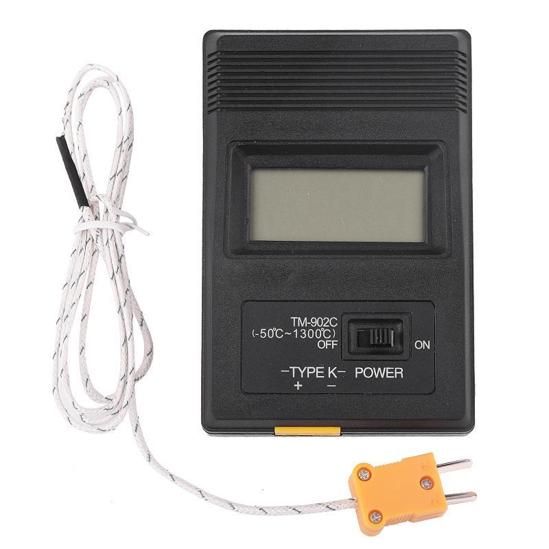 TM-902C LCD Electronic Industrial Temperature Meter Digital Surface Thermometer Detector with Thermocouple K type Probe Sensor