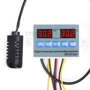 Digital Temperature Humidity Controller Regulator Thermostat Hygrostat Thermometer Hygrometer Control with Humidity Sensors 220V