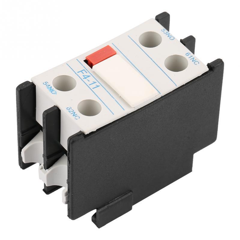 F4-11 Auxiliary contact CJX2 AC contactor supporting LA1-DN11 1NO+1NC auxiliary contact block for CJX2 LC1-D series