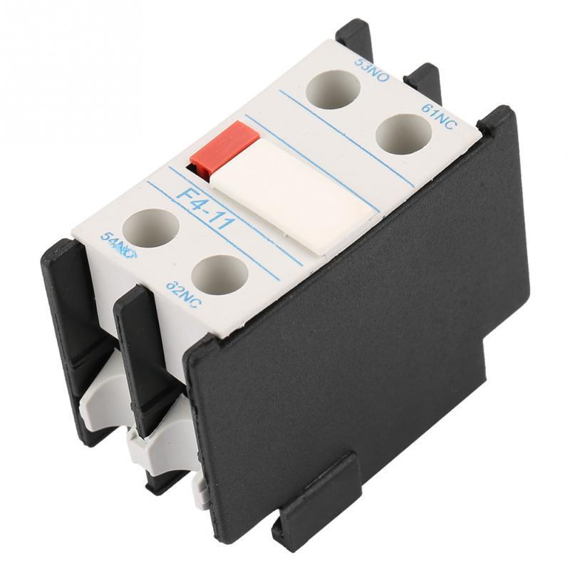 F4-11 Auxiliary contact CJX2 AC contactor supporting LA1-DN11 1NO+1NC auxiliary contact block for CJX2 LC1-D series