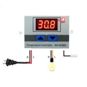 Smart Digital Thermostat XH-W3001 W3001 Temperature Controller LED Thermometer Thermo 220V Display Temperature Control Switch