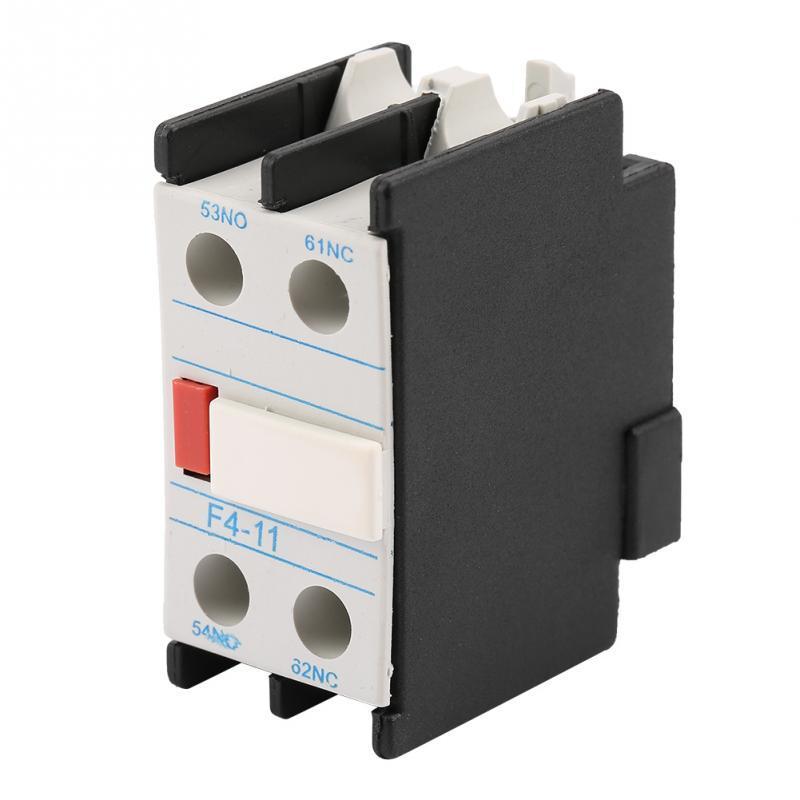 F4-11 Auxiliary contact CJX2 AC contactor supporting LA1-DN11 1NO+1NC auxiliary contact block for CJX2 LC1-D series