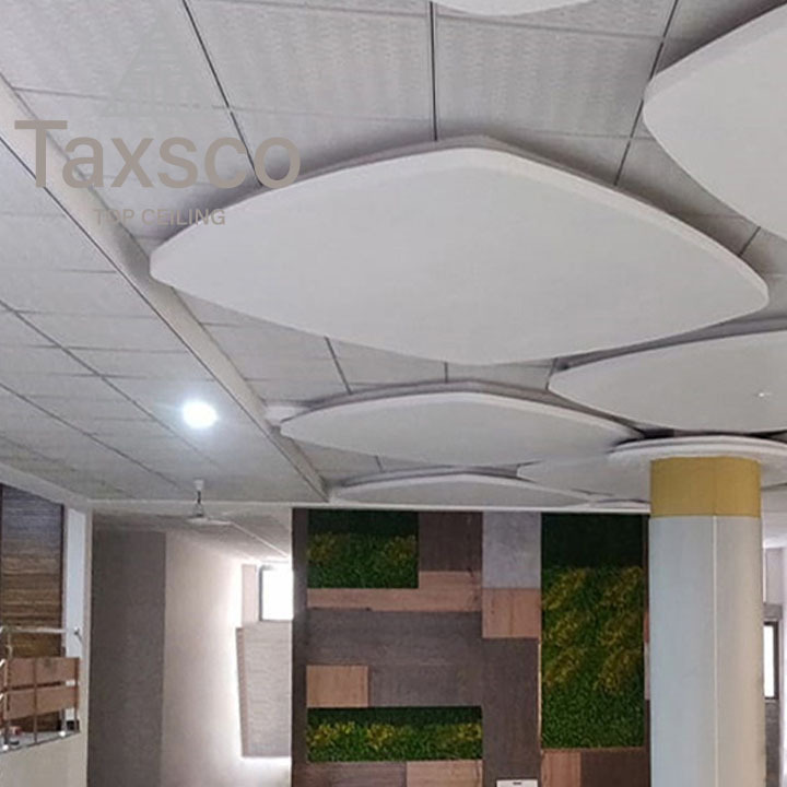 PVC Gypsum Ceiling Tiles Supplier Custom Vinyl Coated Laminated Gypsum Ceiling Tiles