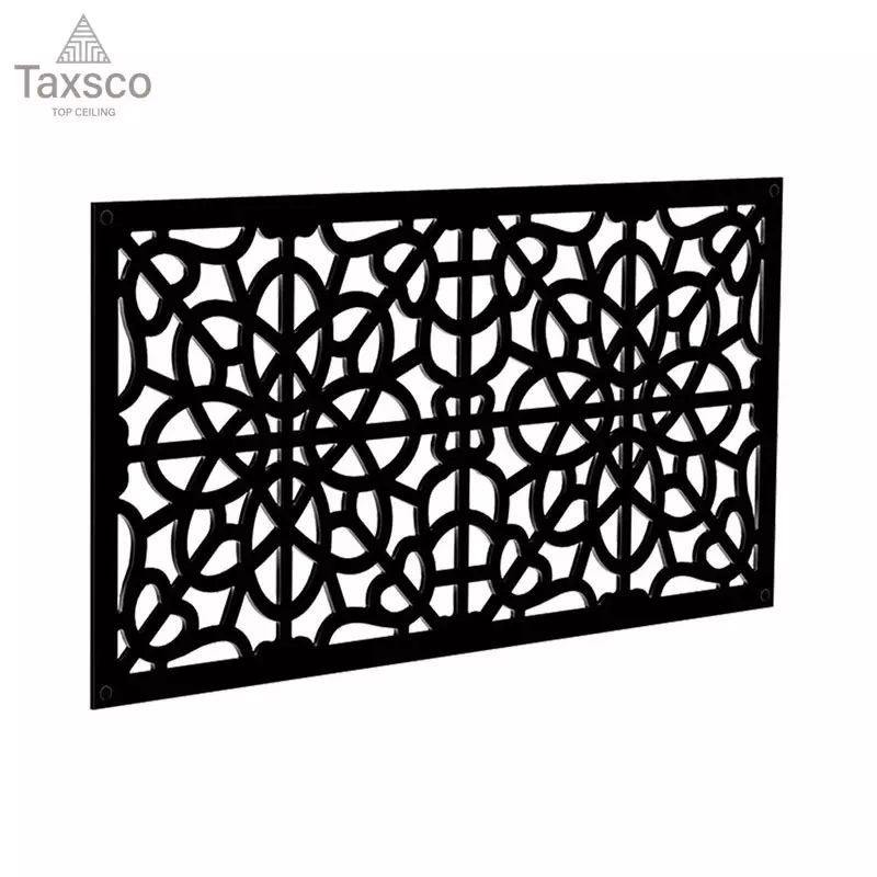 Laser Cut Privacy Fencing Panel Exterior Decorative Garden Screening Metal Panels