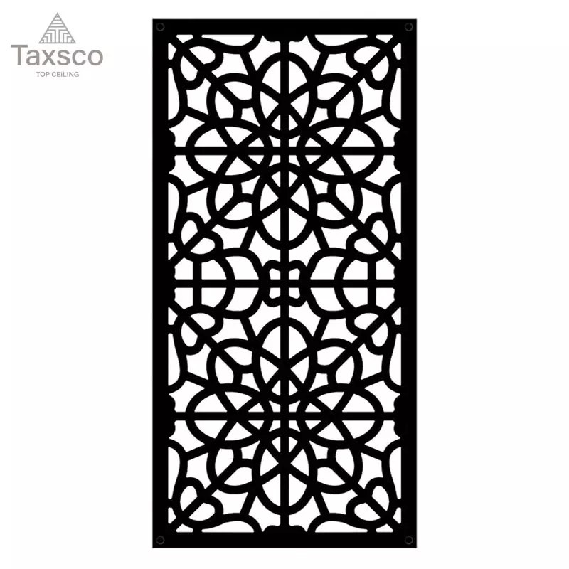 Laser Cut Privacy Fencing Panel Exterior Decorative Garden Screening Metal Panels