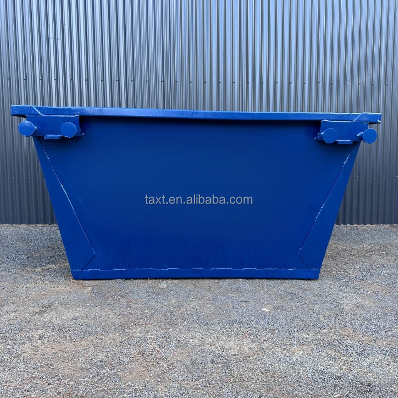 Australia Standard Roll-on Roll-off Hook Lift Skip Bins Industrial Recycling Waste Garbage Containers for Manufacturing Plants