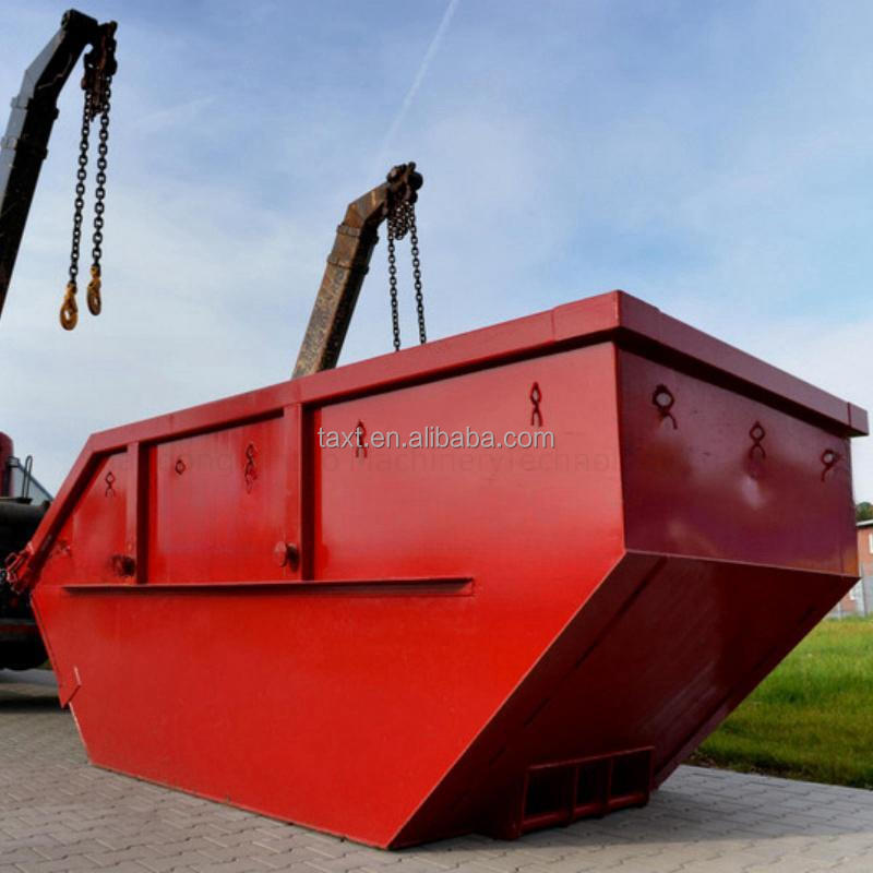 Australia Standard Roll-on Roll-off Hook Lift Skip Bins Industrial Recycling Waste Garbage Containers for Manufacturing Plants