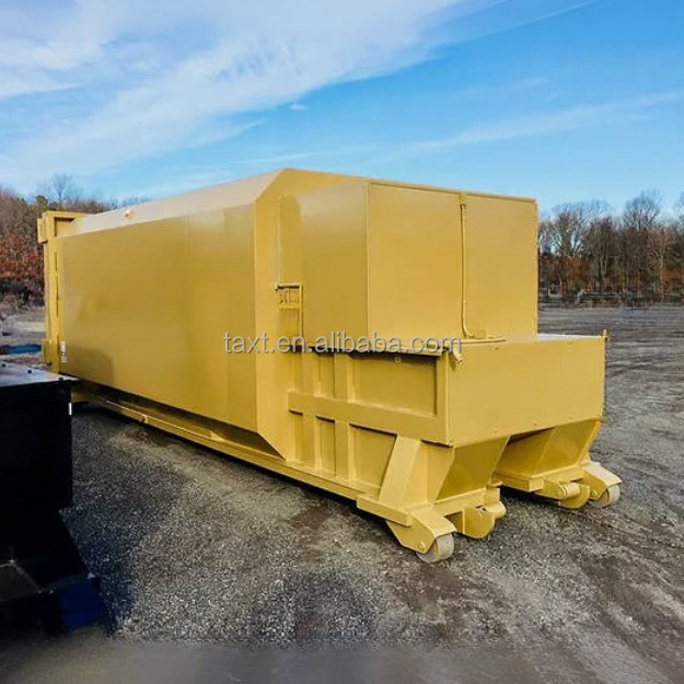 Heavy Duty Steel Outdoor Waste Recycling Garbage Compactor Self-Contained Compactors for Retail & Farm Industries