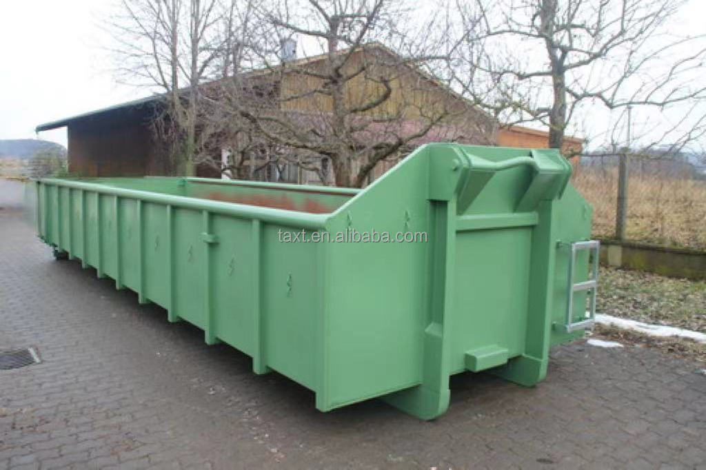 High Quality Metal Container Spray Paint Flat Pack Bin Skip Bin Dumpster for Solid Waste Waste Treatment Machinery