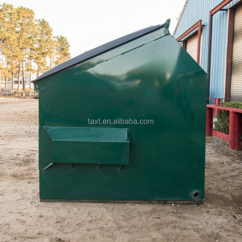 Australia Standard Customized skip bin large metal garbage bin waste recycling hook lift bin roll off dumpsters