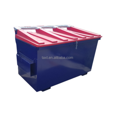 Australia Standard Customized skip bin large metal garbage bin waste recycling hook lift bin roll off dumpsters