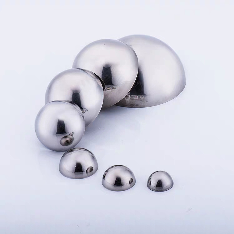 19mm - 2200mm stainless steel hemisphere metal half sphere