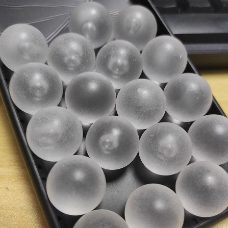 0.4 INCH PS ball 1730pcs/kg clear color Solid Polystyrene balls Roll on balls for Stamp Pad Ink bottle 10.10MM 10.16MM