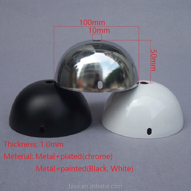 Decoration 100mm 250mm stainless steel half round Ball hemisphere