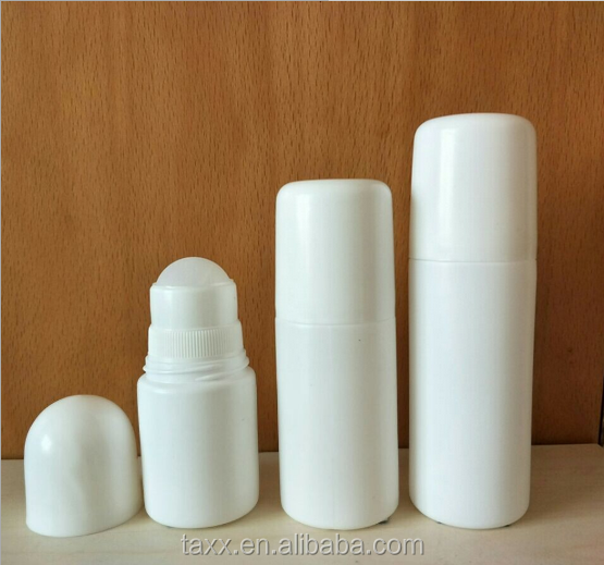 30ml 50ml 100ml Plastic deodorant roll on bottle for body plastic roller ball on sale