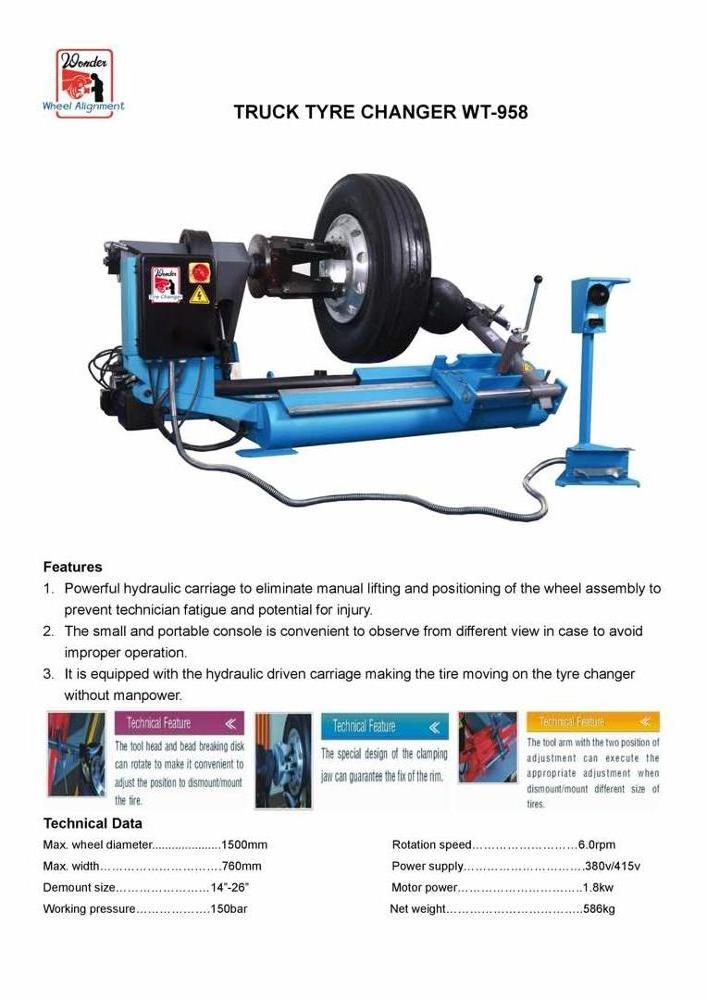 Heavy Duty Tire Changer for Truck Tyre Changer Machine