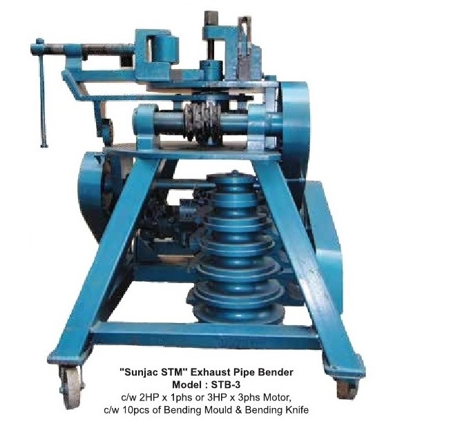 High Performance Automatic Sunjac Exhaust Pipe Bender Machine for Construction Works STB-3