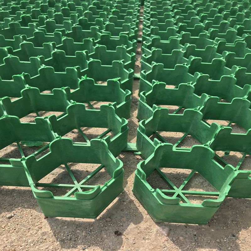 HDPE plastic porous grass grid paving grass lawn grids Plastic Paver Grid for Parking lot floor