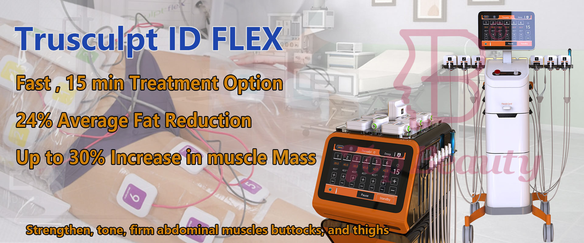 2023 Trusculpt Id Flex Slim Body Shaping Muscle Build Ems Rf Fat Dissolving Weight Loss Machine