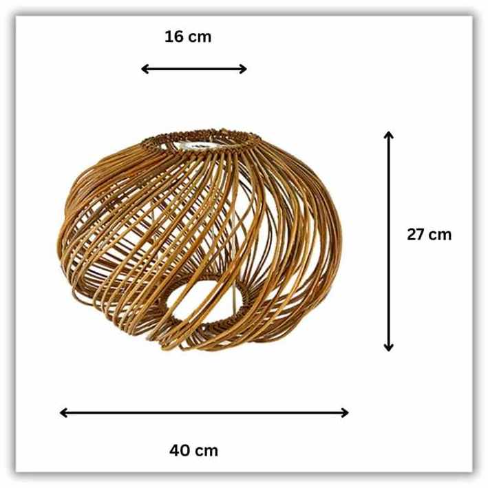 Unique vintage style natural pendant ceiling lampshade rattan lampshade woven ceiling light