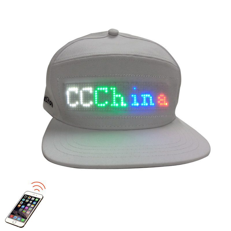 Wholesale  led Hat  Baseball Caps Hats With Built-In Led Light walking billboard advertising hat