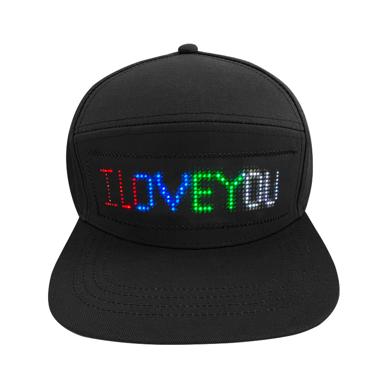 Wholesale  led Hat  Baseball Caps Hats With Built-In Led Light walking billboard advertising hat