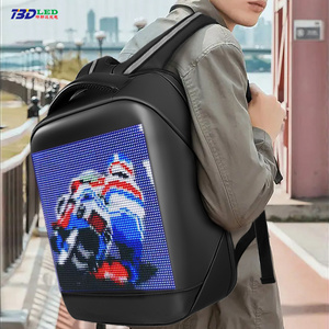 colorful promotion LED backpack  Dynamic LED Screen Display 3D Backpack smart led backpack