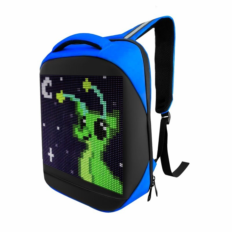 Full color App control led sports bag promotion LED backpack  Dynamic LED Screen Display 3D Backpack smart led backpack