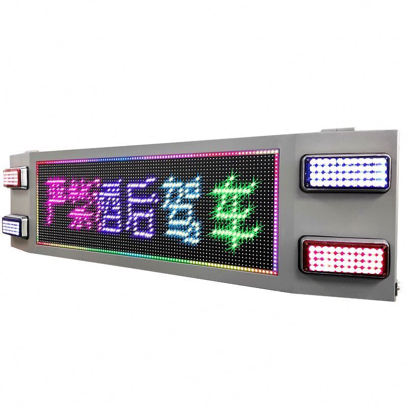 Road Safety Traffic Control Vehicle Mounting LED Sign Board Dynamic Variable moving Message Signs