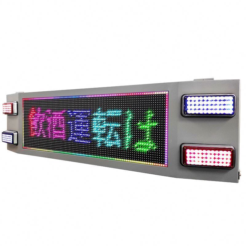 Road Safety Traffic Control Vehicle Mounting LED Sign Board Dynamic Variable moving Message Signs