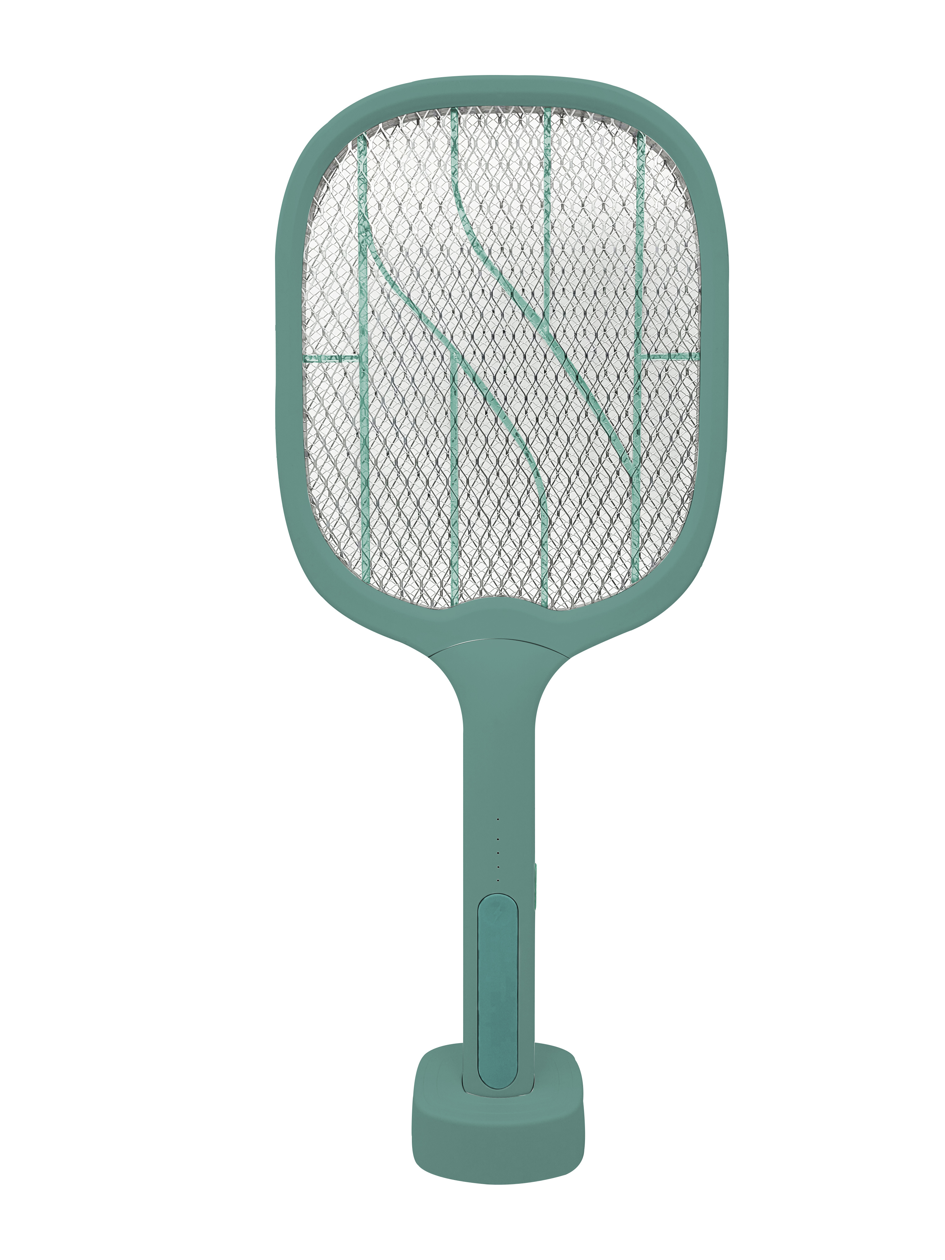 2023 popular household insect racket USB recharge  fly swatter with base  bug zapper 3 in 1 electric mosquito killer lamp