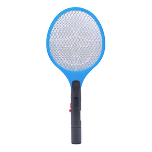 Korean Hot Sale Battery Operated Mosquito Swatter Bug Zapper Fly Swatter Double switch Mosquito Bat