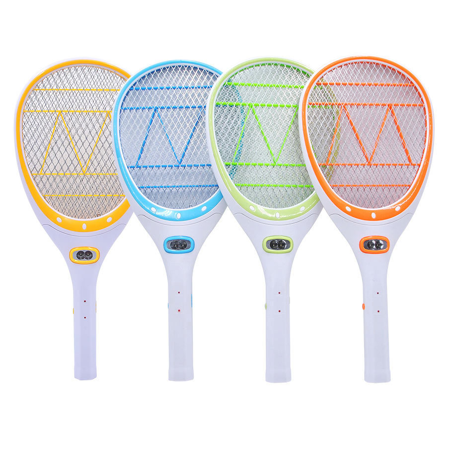 Rechargeable Electronic Mosquito Swatter With Led and  electric mosquito killer Bug Zapper Racket Insects