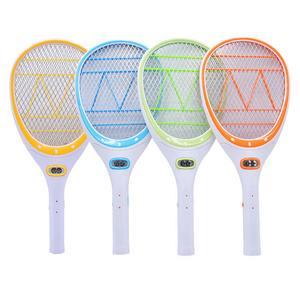 Rechargeable Electronic Mosquito Swatter With Led and  electric mosquito killer Bug Zapper Racket Insects