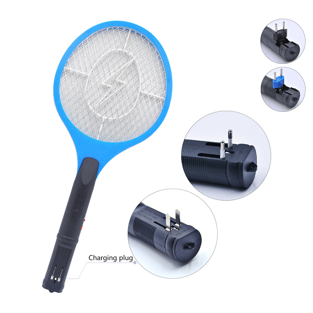 Rechargeable mosquito racket electric fly swatter for pest control Brazil inmetro Raqueta de mosquito electrico