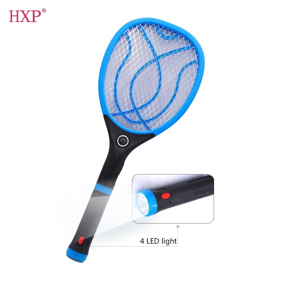 2 in 1 recharge electric mosquito fly swatter killer bat with  torch