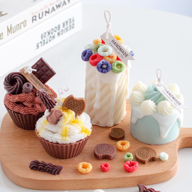 DIY Creative Dessert Mousse Muffin Cup Para Biscuit Fondant Chocolate Pastry Donuts Candle Mold Cake Cookies Molde De Silicone