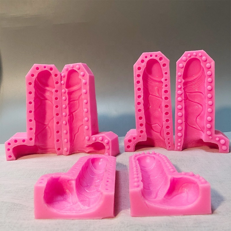 Resin Molds Candy Mousse Chocolate Fondant Soap Cake Ice Cube Dildo Candle Mould for Birthday Party DM428 DIY Penis Silicone