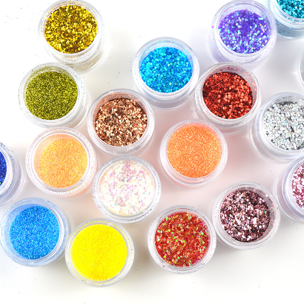 JF069 Bulk Fine Glitter Powder for Wholesale Pearl Pigment Glitter Sparkle Color Epoxy Resin Craft Nail Art Festival Decoration