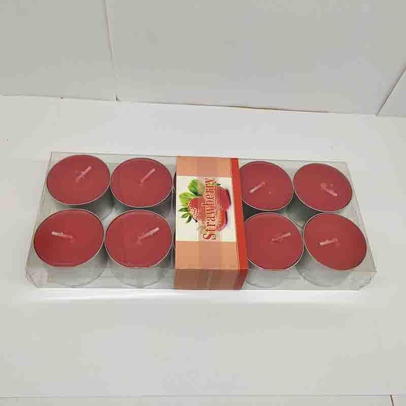 candle manufacturer High quality tealight candle  with customized fragrance and color burning 4 hours love candle