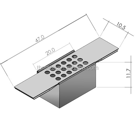 Annealing and sintering boats from molybdenum, tantalum, niobium or tungsten